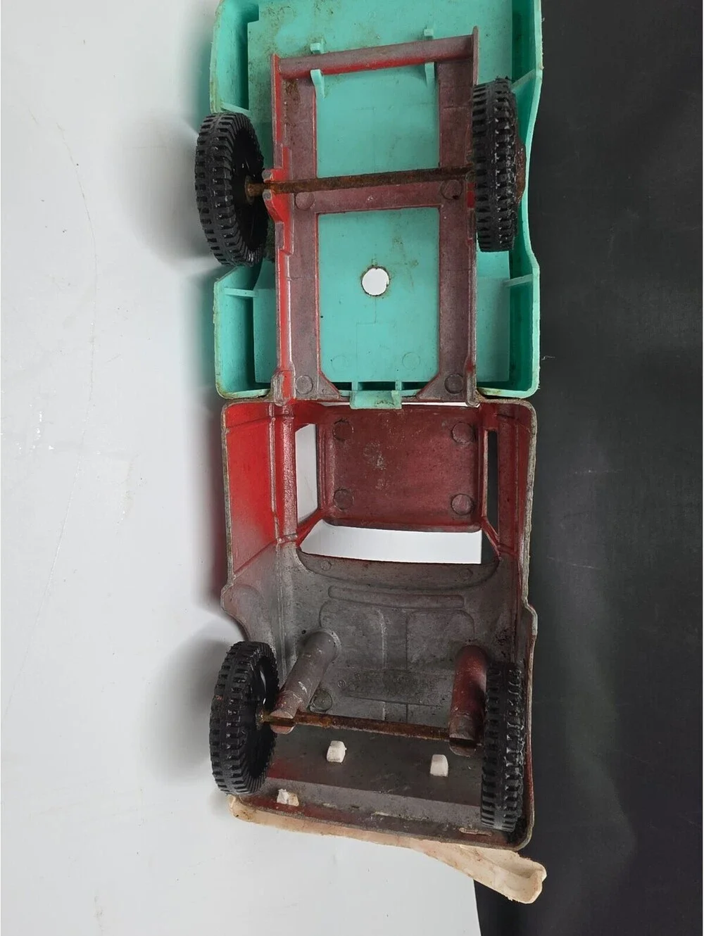 Vintage Tootsie Toy Ford Pick Up Truck RED & BLUE 8